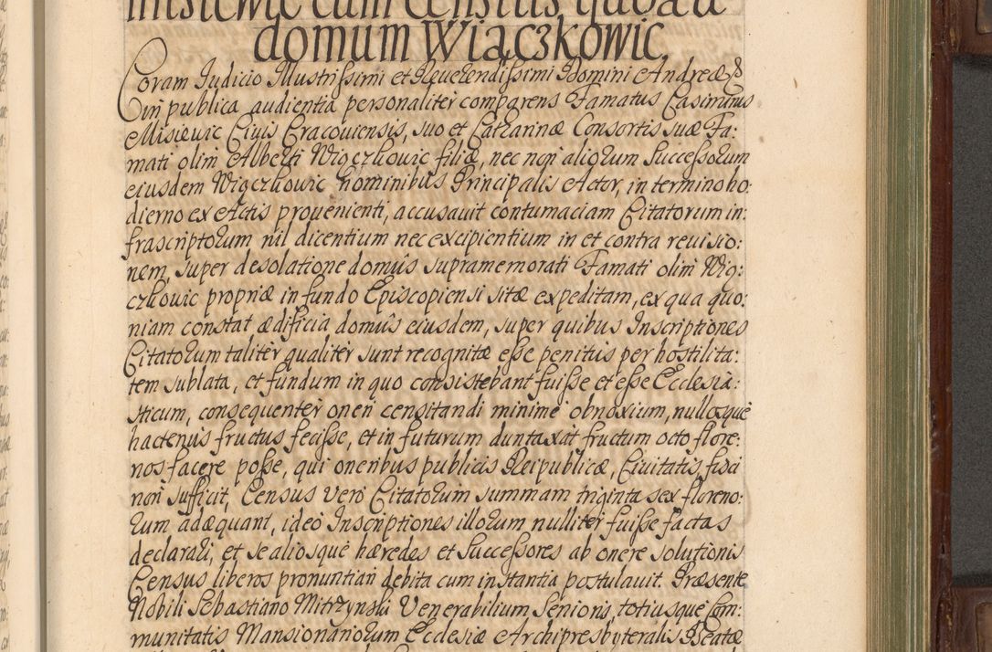 Zdjęcie nr 576 dla obiektu archiwalnego: Acta actorum episcopalium R. D. Andrea Trzebicki, episcopi Cracoviensis a mense Aprili 1675 ad Aprilem 1676 acticatorum. Volumen VI