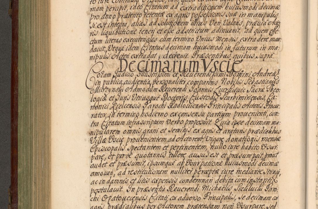 Zdjęcie nr 575 dla obiektu archiwalnego: Acta actorum episcopalium R. D. Andrea Trzebicki, episcopi Cracoviensis a mense Aprili 1675 ad Aprilem 1676 acticatorum. Volumen VI
