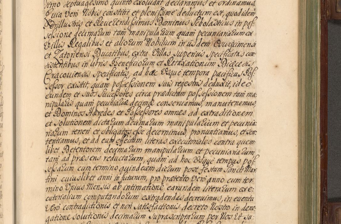 Zdjęcie nr 572 dla obiektu archiwalnego: Acta actorum episcopalium R. D. Andrea Trzebicki, episcopi Cracoviensis a mense Aprili 1675 ad Aprilem 1676 acticatorum. Volumen VI
