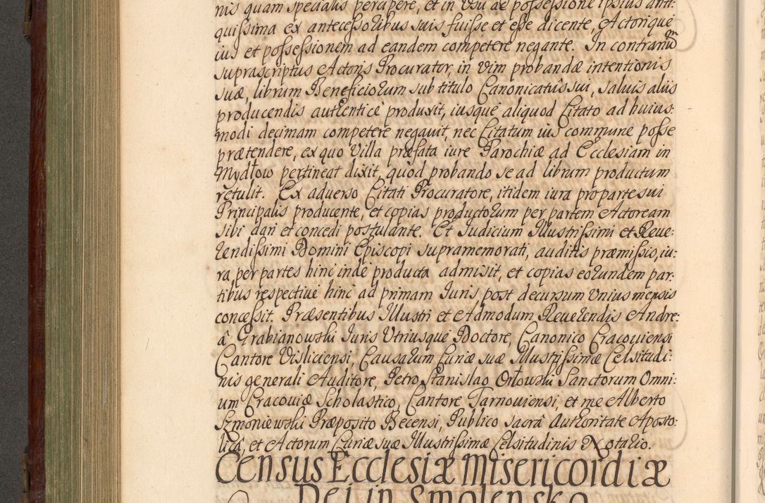 Zdjęcie nr 555 dla obiektu archiwalnego: Acta actorum episcopalium R. D. Andrea Trzebicki, episcopi Cracoviensis a mense Aprili 1675 ad Aprilem 1676 acticatorum. Volumen VI