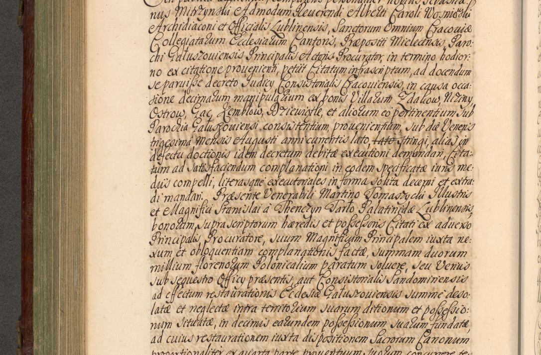 Zdjęcie nr 549 dla obiektu archiwalnego: Acta actorum episcopalium R. D. Andrea Trzebicki, episcopi Cracoviensis a mense Aprili 1675 ad Aprilem 1676 acticatorum. Volumen VI