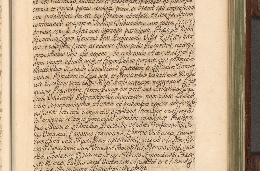 Zdjęcie nr 544 dla obiektu archiwalnego: Acta actorum episcopalium R. D. Andrea Trzebicki, episcopi Cracoviensis a mense Aprili 1675 ad Aprilem 1676 acticatorum. Volumen VI