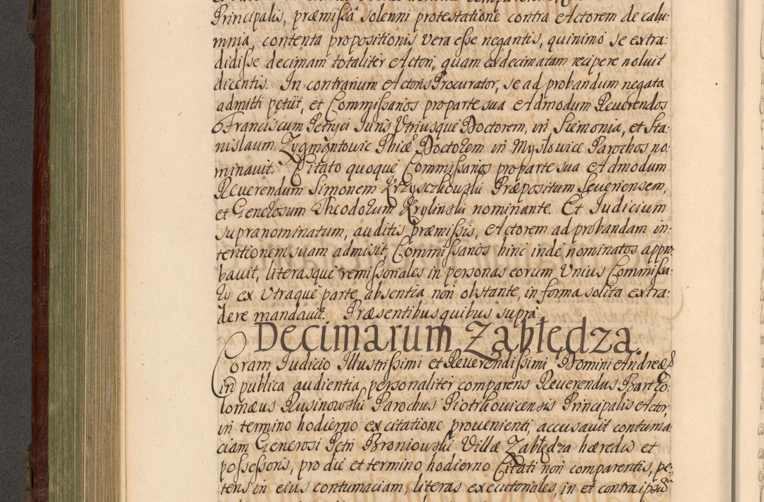 Zdjęcie nr 539 dla obiektu archiwalnego: Acta actorum episcopalium R. D. Andrea Trzebicki, episcopi Cracoviensis a mense Aprili 1675 ad Aprilem 1676 acticatorum. Volumen VI