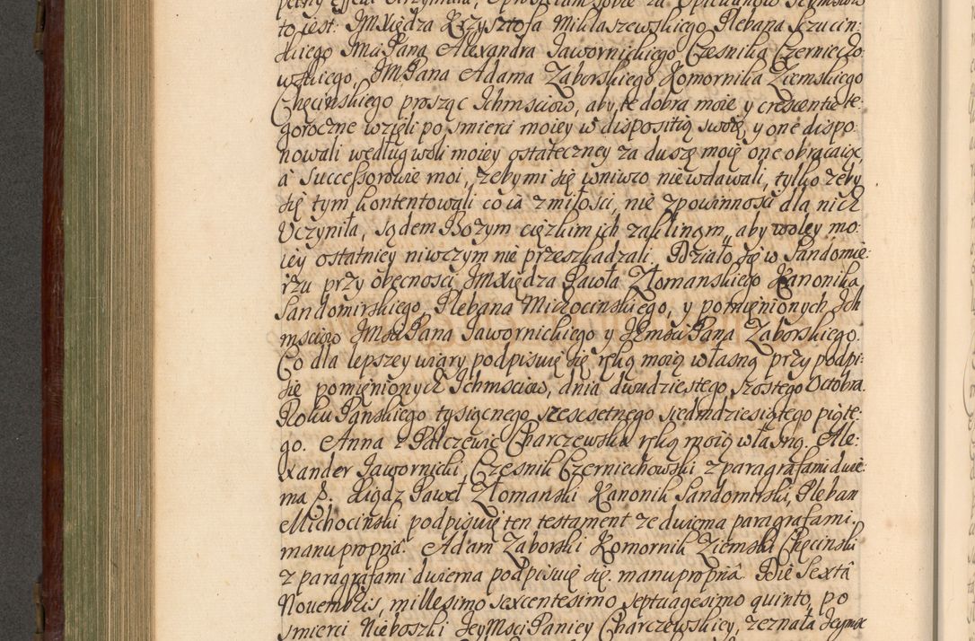 Zdjęcie nr 537 dla obiektu archiwalnego: Acta actorum episcopalium R. D. Andrea Trzebicki, episcopi Cracoviensis a mense Aprili 1675 ad Aprilem 1676 acticatorum. Volumen VI