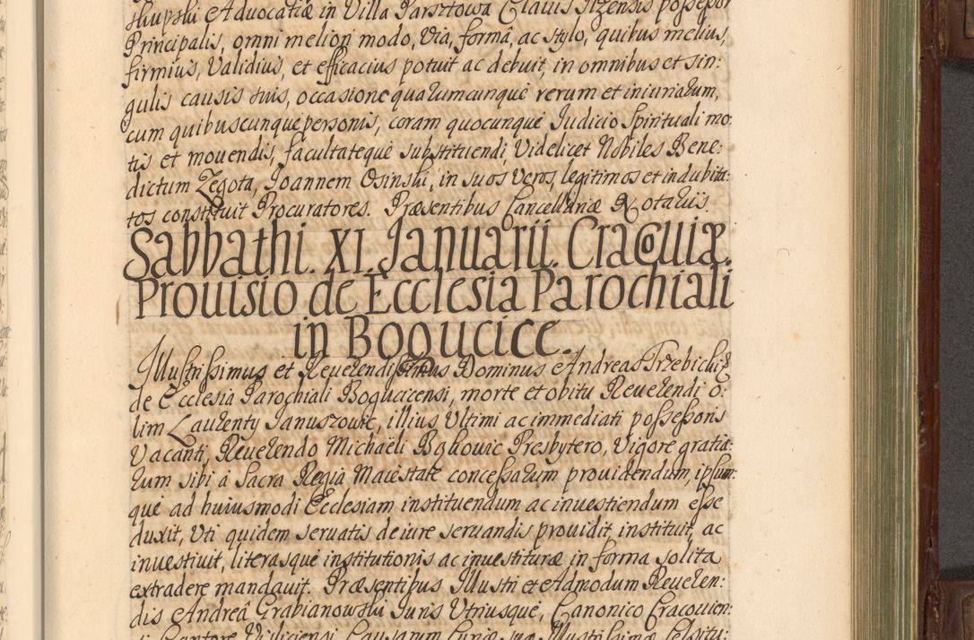 Zdjęcie nr 548 dla obiektu archiwalnego: Acta actorum episcopalium R. D. Andrea Trzebicki, episcopi Cracoviensis a mense Aprili 1675 ad Aprilem 1676 acticatorum. Volumen VI