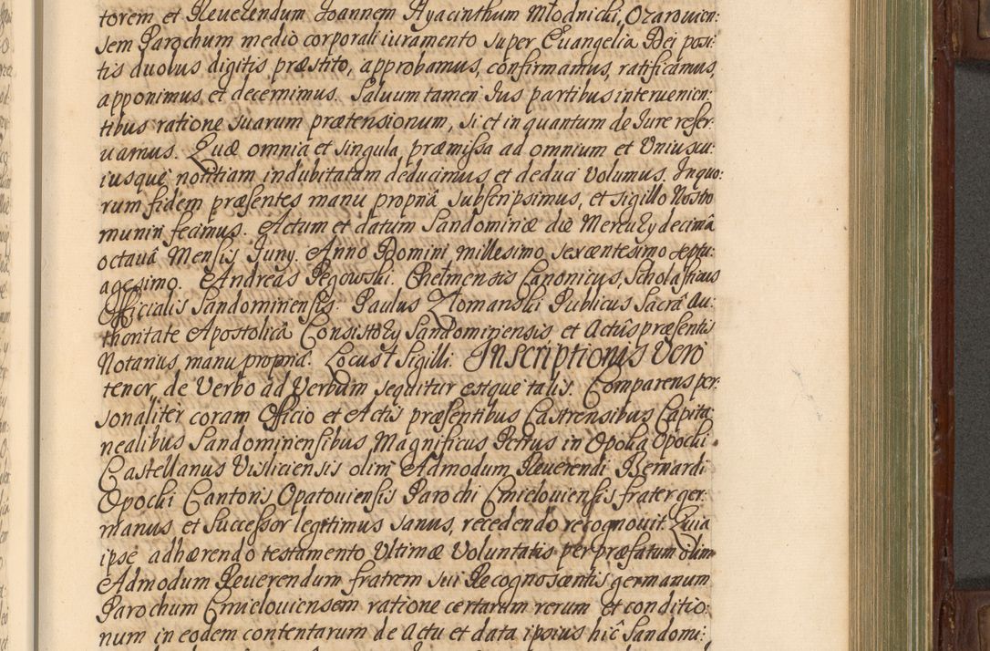 Zdjęcie nr 528 dla obiektu archiwalnego: Acta actorum episcopalium R. D. Andrea Trzebicki, episcopi Cracoviensis a mense Aprili 1675 ad Aprilem 1676 acticatorum. Volumen VI
