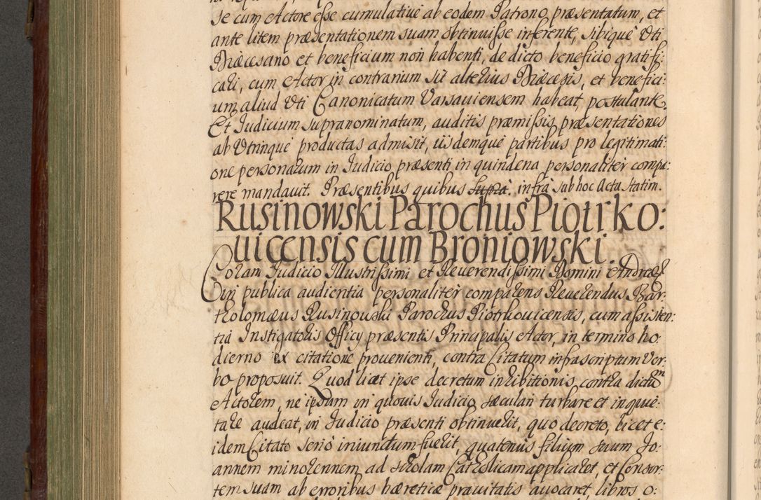 Zdjęcie nr 543 dla obiektu archiwalnego: Acta actorum episcopalium R. D. Andrea Trzebicki, episcopi Cracoviensis a mense Aprili 1675 ad Aprilem 1676 acticatorum. Volumen VI