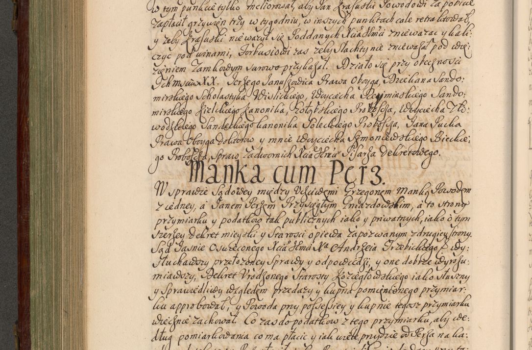 Zdjęcie nr 509 dla obiektu archiwalnego: Acta actorum episcopalium R. D. Andrea Trzebicki, episcopi Cracoviensis a mense Aprili 1675 ad Aprilem 1676 acticatorum. Volumen VI