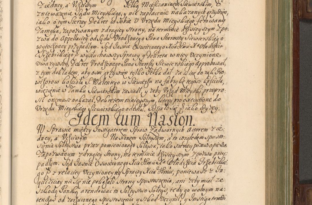 Zdjęcie nr 508 dla obiektu archiwalnego: Acta actorum episcopalium R. D. Andrea Trzebicki, episcopi Cracoviensis a mense Aprili 1675 ad Aprilem 1676 acticatorum. Volumen VI