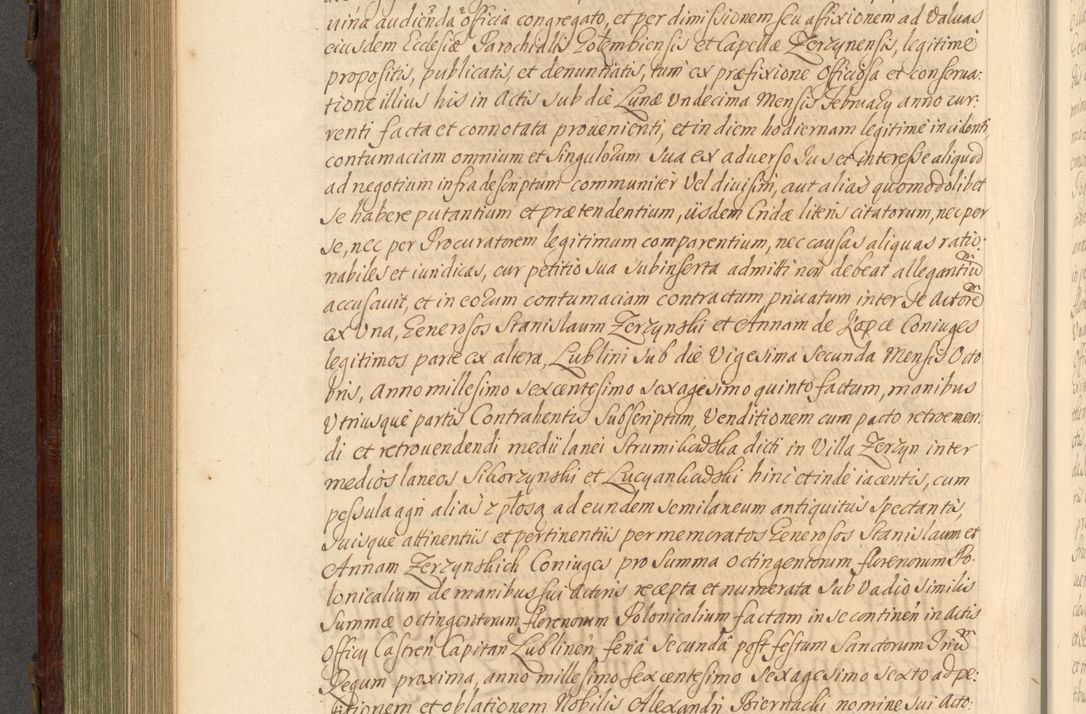 Zdjęcie nr 503 dla obiektu archiwalnego: Acta actorum episcopalium R. D. Andrea Trzebicki, episcopi Cracoviensis a mense Aprili 1675 ad Aprilem 1676 acticatorum. Volumen VI