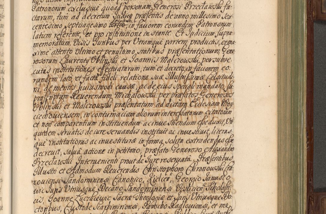 Zdjęcie nr 498 dla obiektu archiwalnego: Acta actorum episcopalium R. D. Andrea Trzebicki, episcopi Cracoviensis a mense Aprili 1675 ad Aprilem 1676 acticatorum. Volumen VI