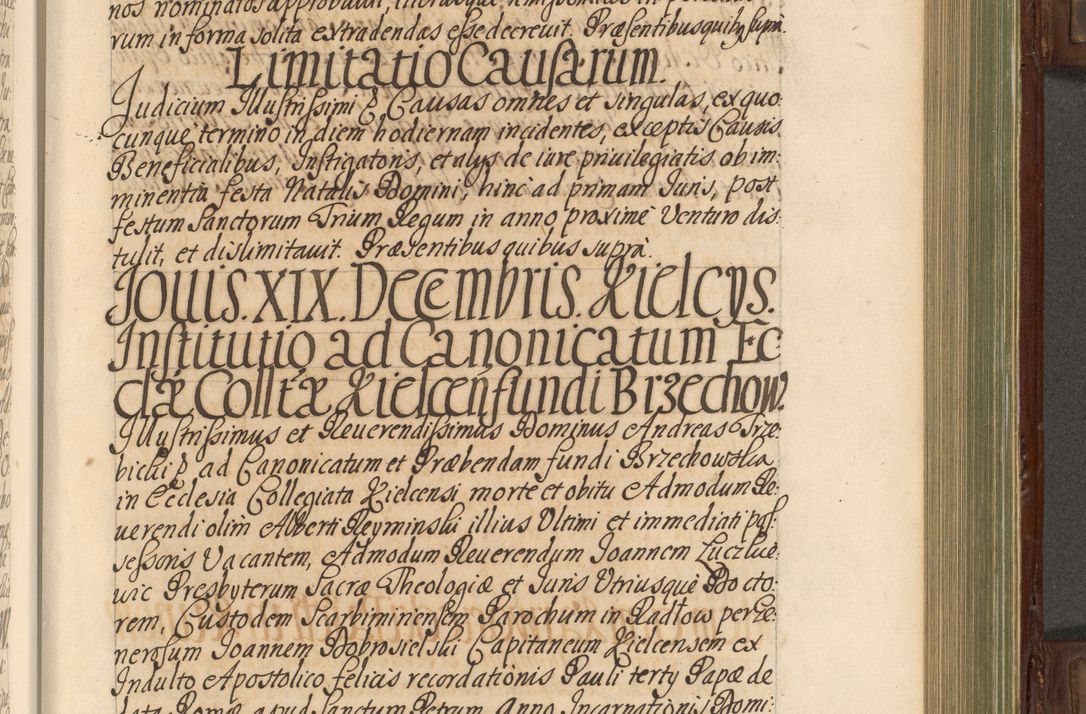 Zdjęcie nr 500 dla obiektu archiwalnego: Acta actorum episcopalium R. D. Andrea Trzebicki, episcopi Cracoviensis a mense Aprili 1675 ad Aprilem 1676 acticatorum. Volumen VI
