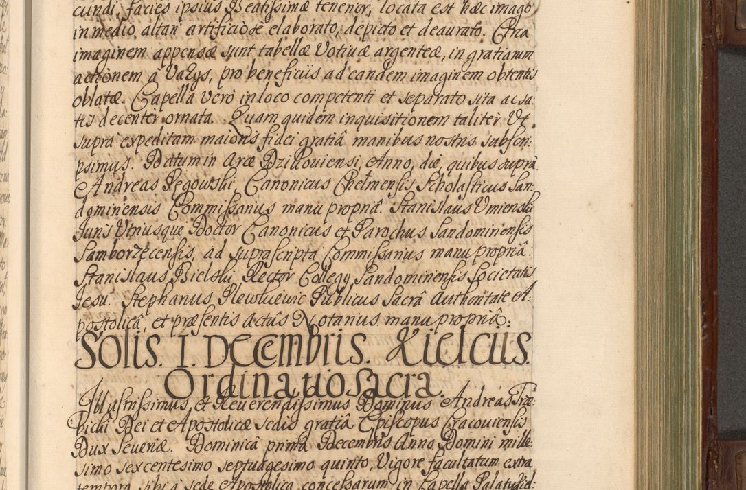 Zdjęcie nr 494 dla obiektu archiwalnego: Acta actorum episcopalium R. D. Andrea Trzebicki, episcopi Cracoviensis a mense Aprili 1675 ad Aprilem 1676 acticatorum. Volumen VI