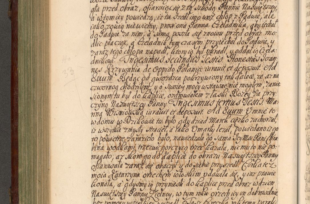 Zdjęcie nr 493 dla obiektu archiwalnego: Acta actorum episcopalium R. D. Andrea Trzebicki, episcopi Cracoviensis a mense Aprili 1675 ad Aprilem 1676 acticatorum. Volumen VI