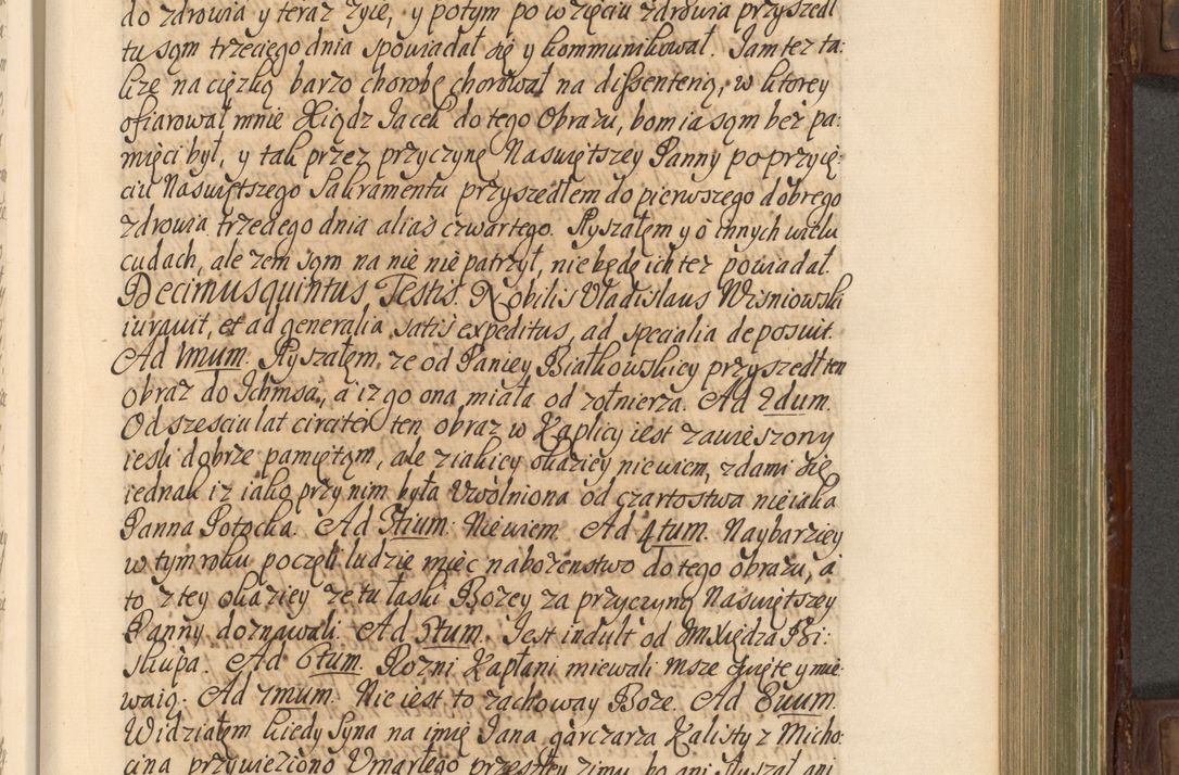 Zdjęcie nr 480 dla obiektu archiwalnego: Acta actorum episcopalium R. D. Andrea Trzebicki, episcopi Cracoviensis a mense Aprili 1675 ad Aprilem 1676 acticatorum. Volumen VI