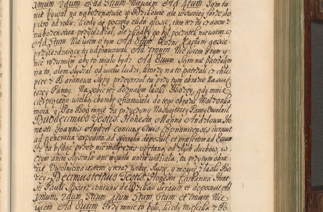 Zdjęcie nr 478 dla obiektu archiwalnego: Acta actorum episcopalium R. D. Andrea Trzebicki, episcopi Cracoviensis a mense Aprili 1675 ad Aprilem 1676 acticatorum. Volumen VI
