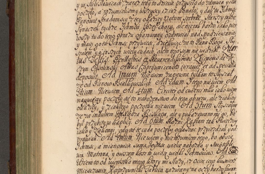 Zdjęcie nr 473 dla obiektu archiwalnego: Acta actorum episcopalium R. D. Andrea Trzebicki, episcopi Cracoviensis a mense Aprili 1675 ad Aprilem 1676 acticatorum. Volumen VI