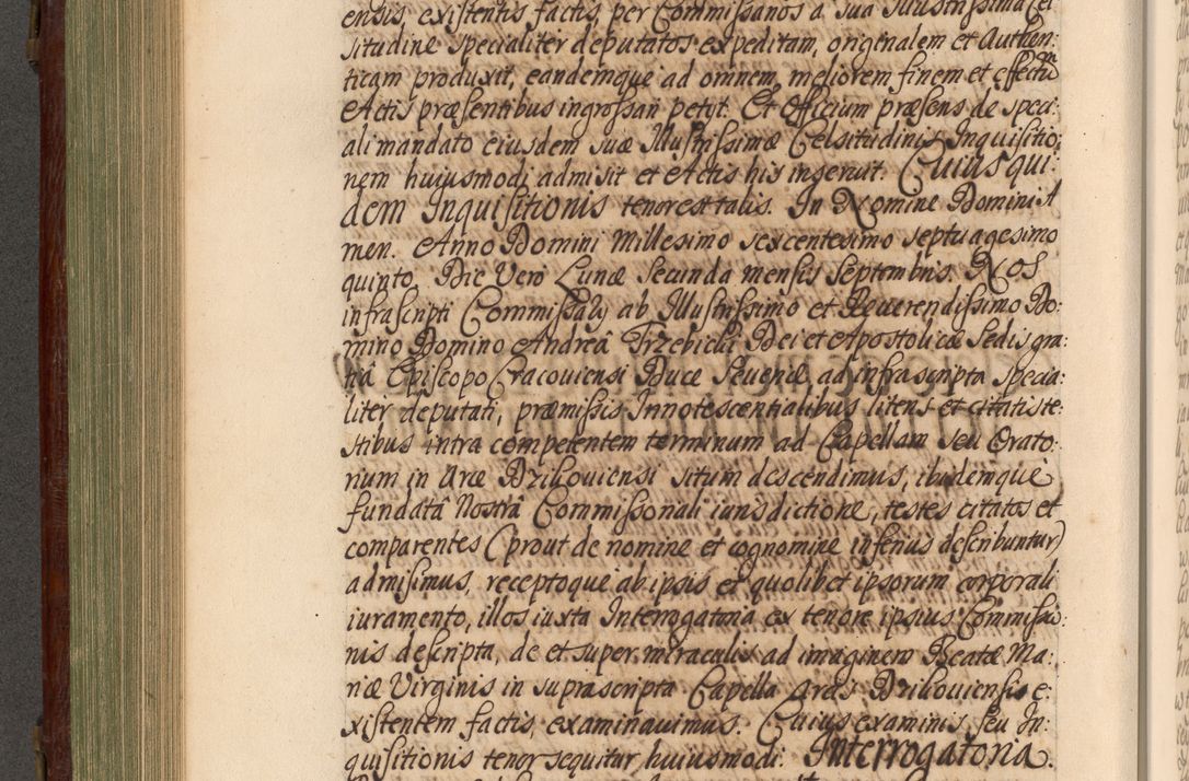 Zdjęcie nr 467 dla obiektu archiwalnego: Acta actorum episcopalium R. D. Andrea Trzebicki, episcopi Cracoviensis a mense Aprili 1675 ad Aprilem 1676 acticatorum. Volumen VI