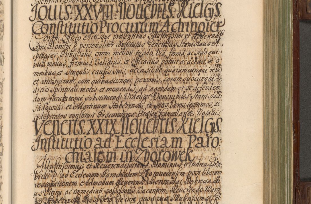 Zdjęcie nr 462 dla obiektu archiwalnego: Acta actorum episcopalium R. D. Andrea Trzebicki, episcopi Cracoviensis a mense Aprili 1675 ad Aprilem 1676 acticatorum. Volumen VI