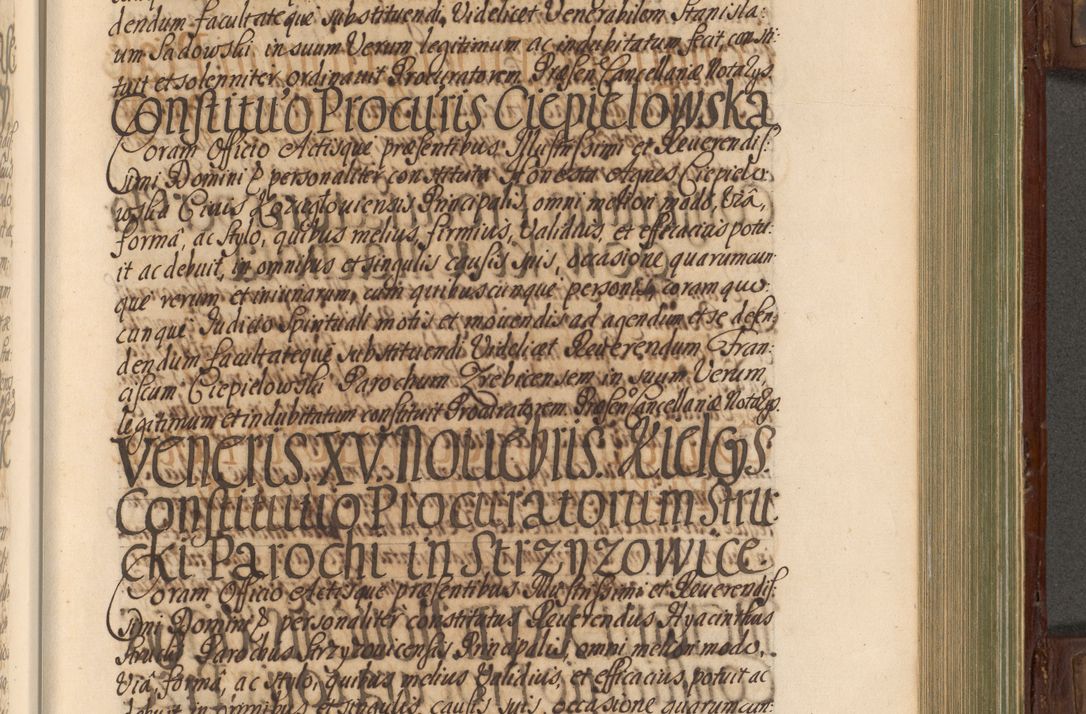 Zdjęcie nr 460 dla obiektu archiwalnego: Acta actorum episcopalium R. D. Andrea Trzebicki, episcopi Cracoviensis a mense Aprili 1675 ad Aprilem 1676 acticatorum. Volumen VI