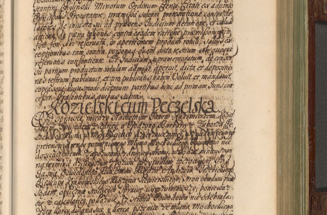 Zdjęcie nr 458 dla obiektu archiwalnego: Acta actorum episcopalium R. D. Andrea Trzebicki, episcopi Cracoviensis a mense Aprili 1675 ad Aprilem 1676 acticatorum. Volumen VI