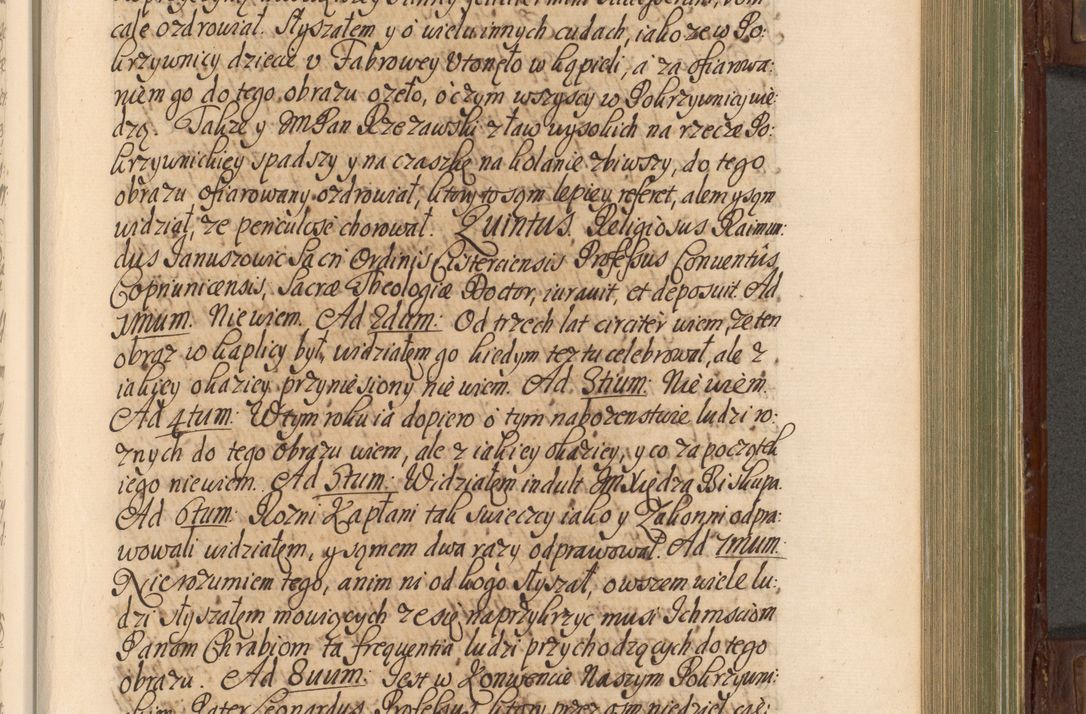 Zdjęcie nr 474 dla obiektu archiwalnego: Acta actorum episcopalium R. D. Andrea Trzebicki, episcopi Cracoviensis a mense Aprili 1675 ad Aprilem 1676 acticatorum. Volumen VI