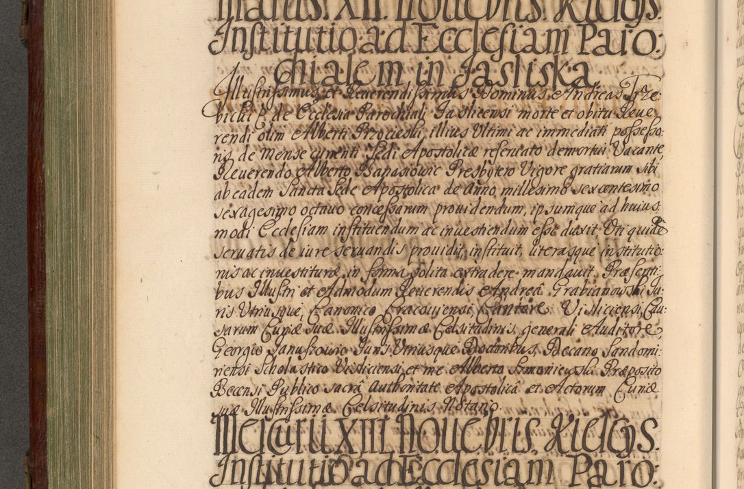 Zdjęcie nr 451 dla obiektu archiwalnego: Acta actorum episcopalium R. D. Andrea Trzebicki, episcopi Cracoviensis a mense Aprili 1675 ad Aprilem 1676 acticatorum. Volumen VI