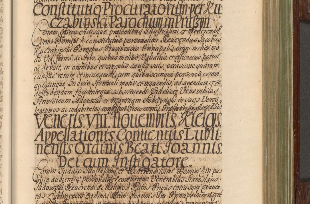 Zdjęcie nr 444 dla obiektu archiwalnego: Acta actorum episcopalium R. D. Andrea Trzebicki, episcopi Cracoviensis a mense Aprili 1675 ad Aprilem 1676 acticatorum. Volumen VI
