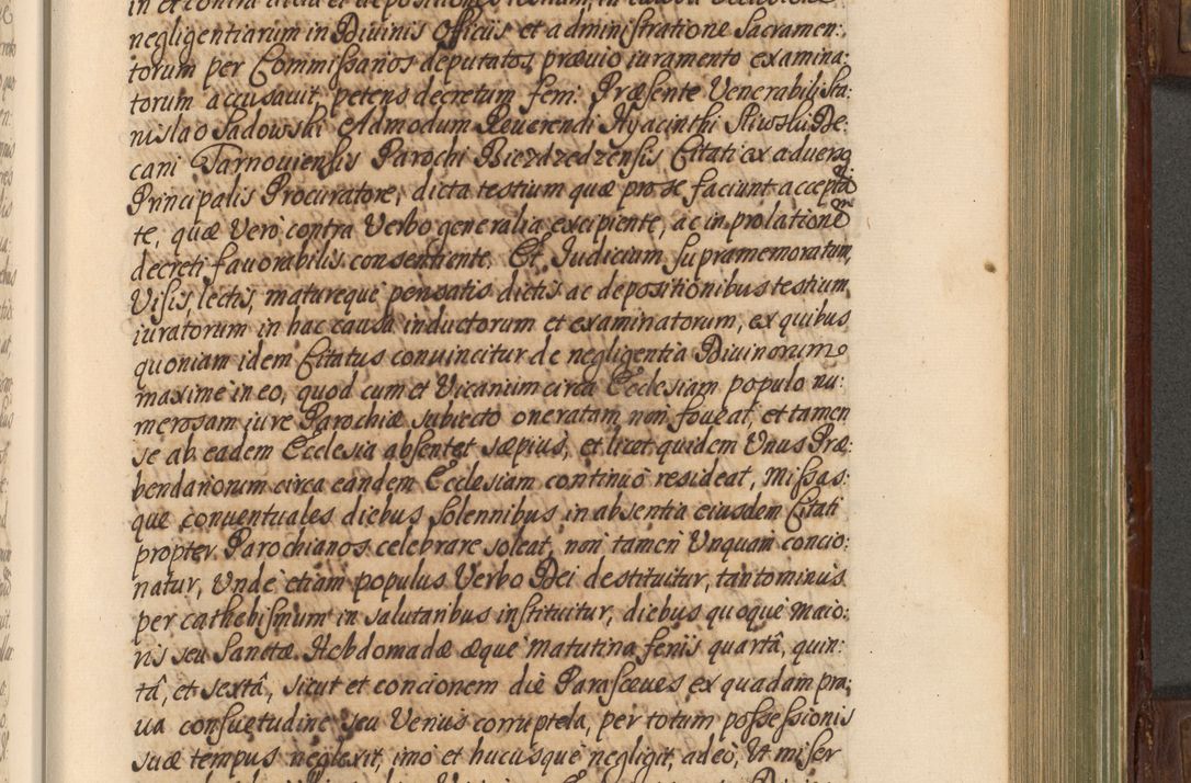 Zdjęcie nr 446 dla obiektu archiwalnego: Acta actorum episcopalium R. D. Andrea Trzebicki, episcopi Cracoviensis a mense Aprili 1675 ad Aprilem 1676 acticatorum. Volumen VI