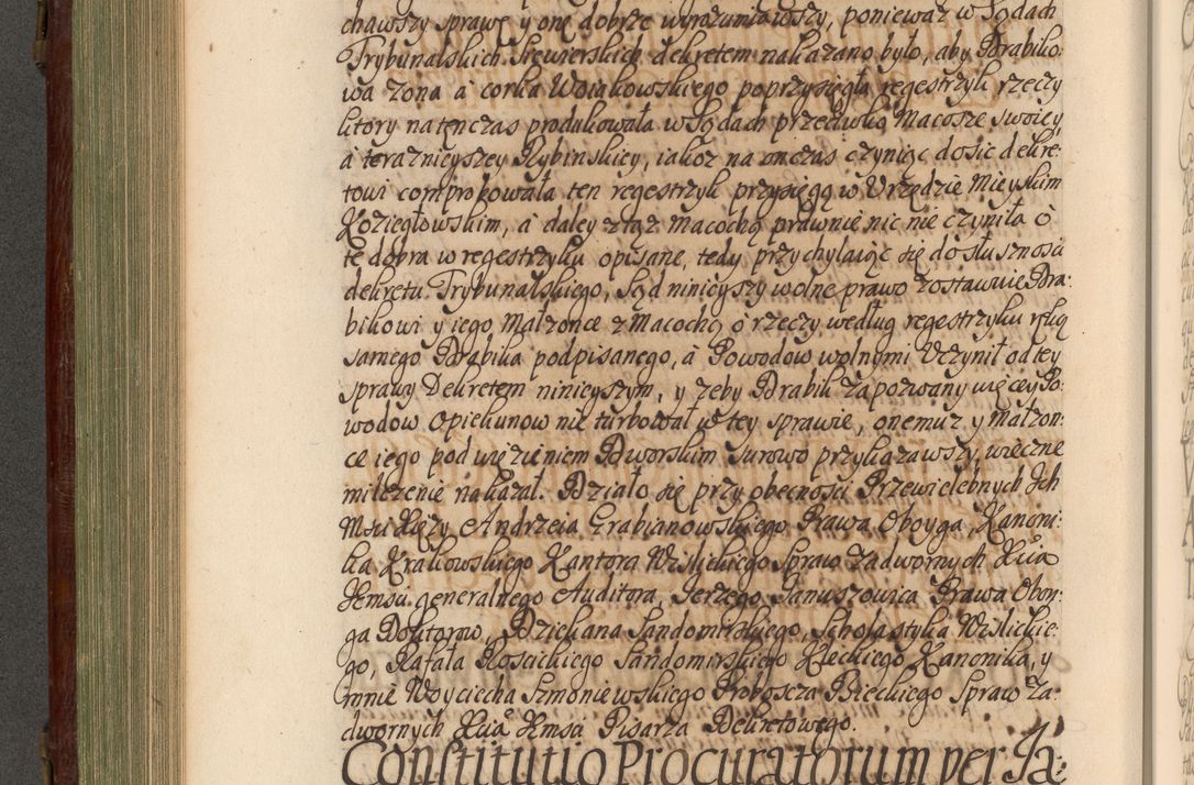 Zdjęcie nr 443 dla obiektu archiwalnego: Acta actorum episcopalium R. D. Andrea Trzebicki, episcopi Cracoviensis a mense Aprili 1675 ad Aprilem 1676 acticatorum. Volumen VI