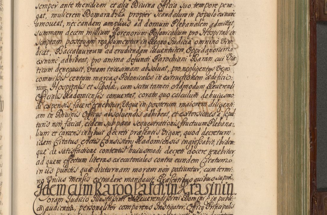 Zdjęcie nr 440 dla obiektu archiwalnego: Acta actorum episcopalium R. D. Andrea Trzebicki, episcopi Cracoviensis a mense Aprili 1675 ad Aprilem 1676 acticatorum. Volumen VI