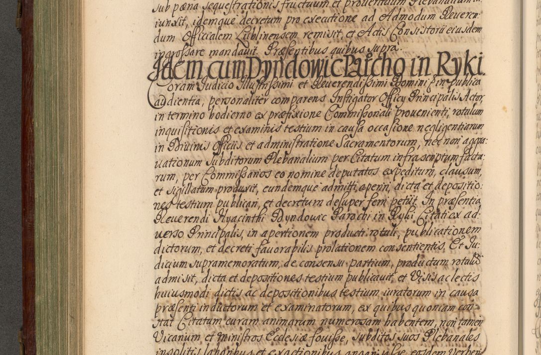 Zdjęcie nr 441 dla obiektu archiwalnego: Acta actorum episcopalium R. D. Andrea Trzebicki, episcopi Cracoviensis a mense Aprili 1675 ad Aprilem 1676 acticatorum. Volumen VI