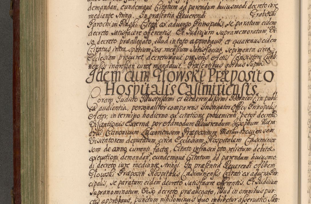 Zdjęcie nr 431 dla obiektu archiwalnego: Acta actorum episcopalium R. D. Andrea Trzebicki, episcopi Cracoviensis a mense Aprili 1675 ad Aprilem 1676 acticatorum. Volumen VI