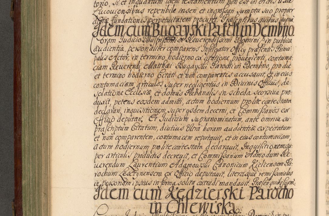 Zdjęcie nr 429 dla obiektu archiwalnego: Acta actorum episcopalium R. D. Andrea Trzebicki, episcopi Cracoviensis a mense Aprili 1675 ad Aprilem 1676 acticatorum. Volumen VI