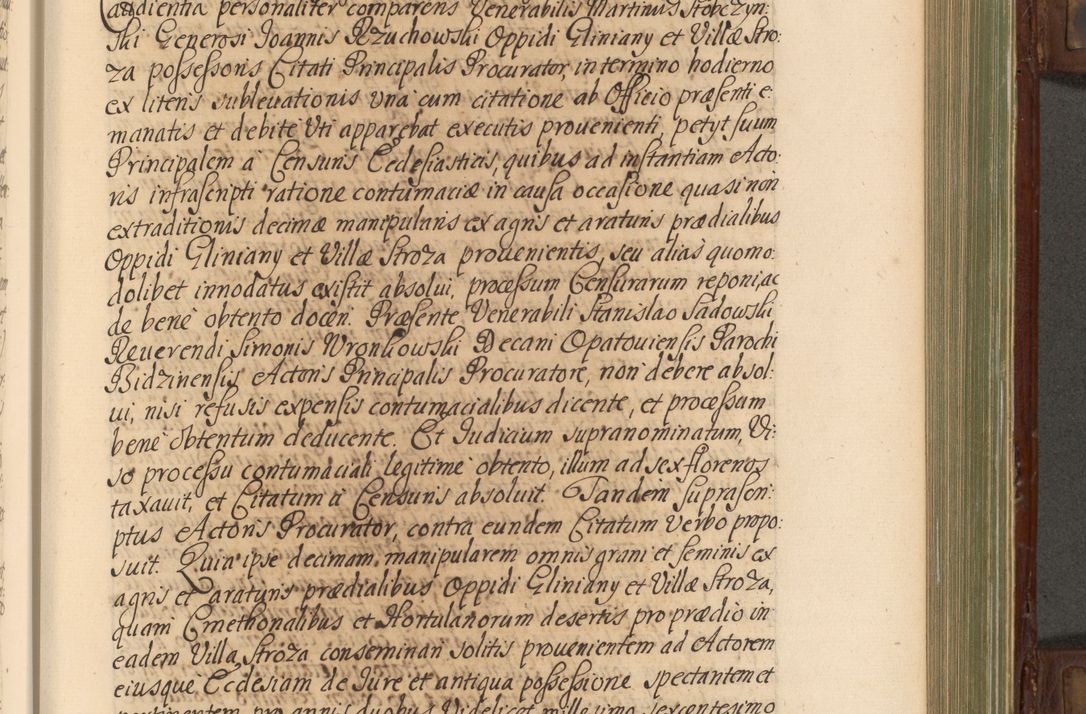 Zdjęcie nr 422 dla obiektu archiwalnego: Acta actorum episcopalium R. D. Andrea Trzebicki, episcopi Cracoviensis a mense Aprili 1675 ad Aprilem 1676 acticatorum. Volumen VI