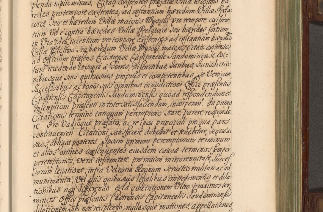 Zdjęcie nr 420 dla obiektu archiwalnego: Acta actorum episcopalium R. D. Andrea Trzebicki, episcopi Cracoviensis a mense Aprili 1675 ad Aprilem 1676 acticatorum. Volumen VI