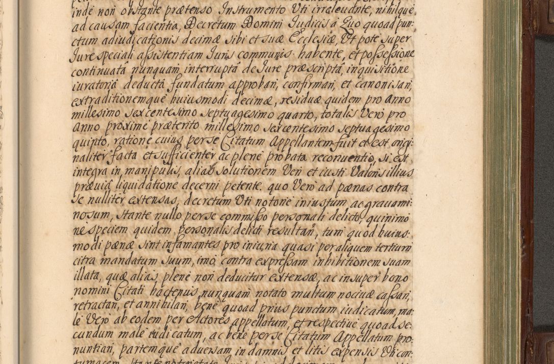 Zdjęcie nr 712 dla obiektu archiwalnego: Acta actorum episcopalium R. D. Andrea Trzebicki, episcopi Cracoviensis a mense Aprili 1675 ad Aprilem 1676 acticatorum. Volumen VI