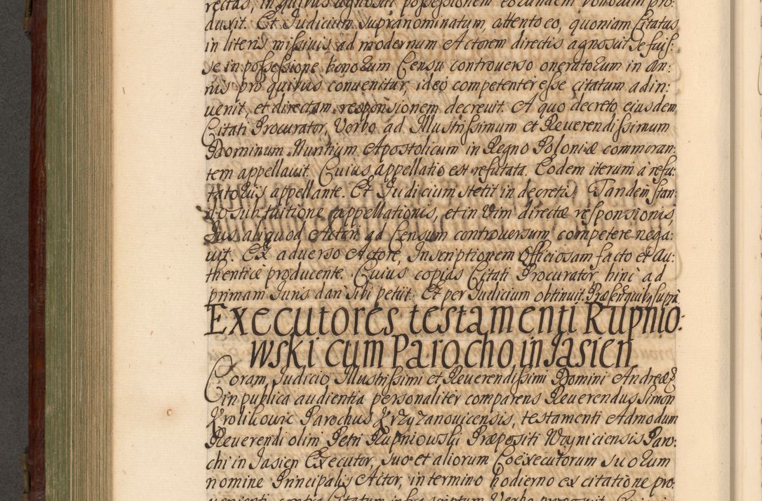 Zdjęcie nr 715 dla obiektu archiwalnego: Acta actorum episcopalium R. D. Andrea Trzebicki, episcopi Cracoviensis a mense Aprili 1675 ad Aprilem 1676 acticatorum. Volumen VI