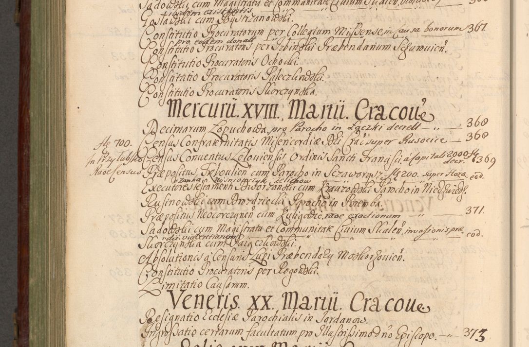 Zdjęcie nr 1005 dla obiektu archiwalnego: Acta actorum episcopalium R. D. Andrea Trzebicki, episcopi Cracoviensis a mense Aprili 1675 ad Aprilem 1676 acticatorum. Volumen VI