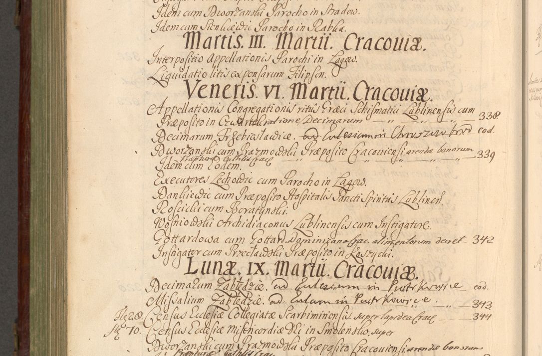 Zdjęcie nr 1003 dla obiektu archiwalnego: Acta actorum episcopalium R. D. Andrea Trzebicki, episcopi Cracoviensis a mense Aprili 1675 ad Aprilem 1676 acticatorum. Volumen VI