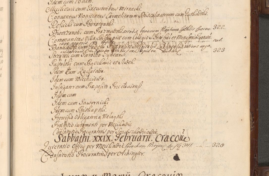 Zdjęcie nr 1002 dla obiektu archiwalnego: Acta actorum episcopalium R. D. Andrea Trzebicki, episcopi Cracoviensis a mense Aprili 1675 ad Aprilem 1676 acticatorum. Volumen VI