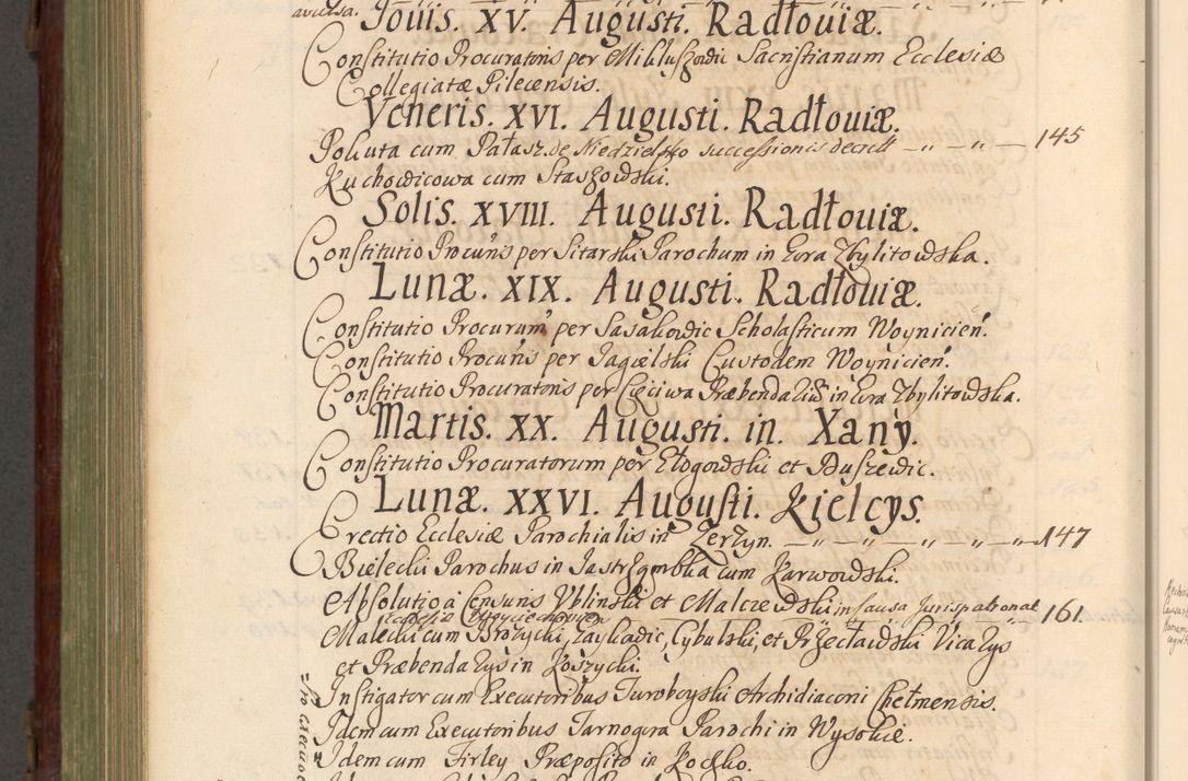 Zdjęcie nr 989 dla obiektu archiwalnego: Acta actorum episcopalium R. D. Andrea Trzebicki, episcopi Cracoviensis a mense Aprili 1675 ad Aprilem 1676 acticatorum. Volumen VI