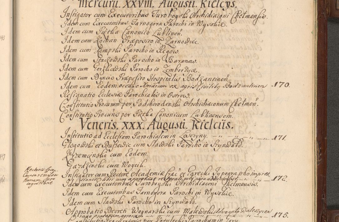Zdjęcie nr 990 dla obiektu archiwalnego: Acta actorum episcopalium R. D. Andrea Trzebicki, episcopi Cracoviensis a mense Aprili 1675 ad Aprilem 1676 acticatorum. Volumen VI