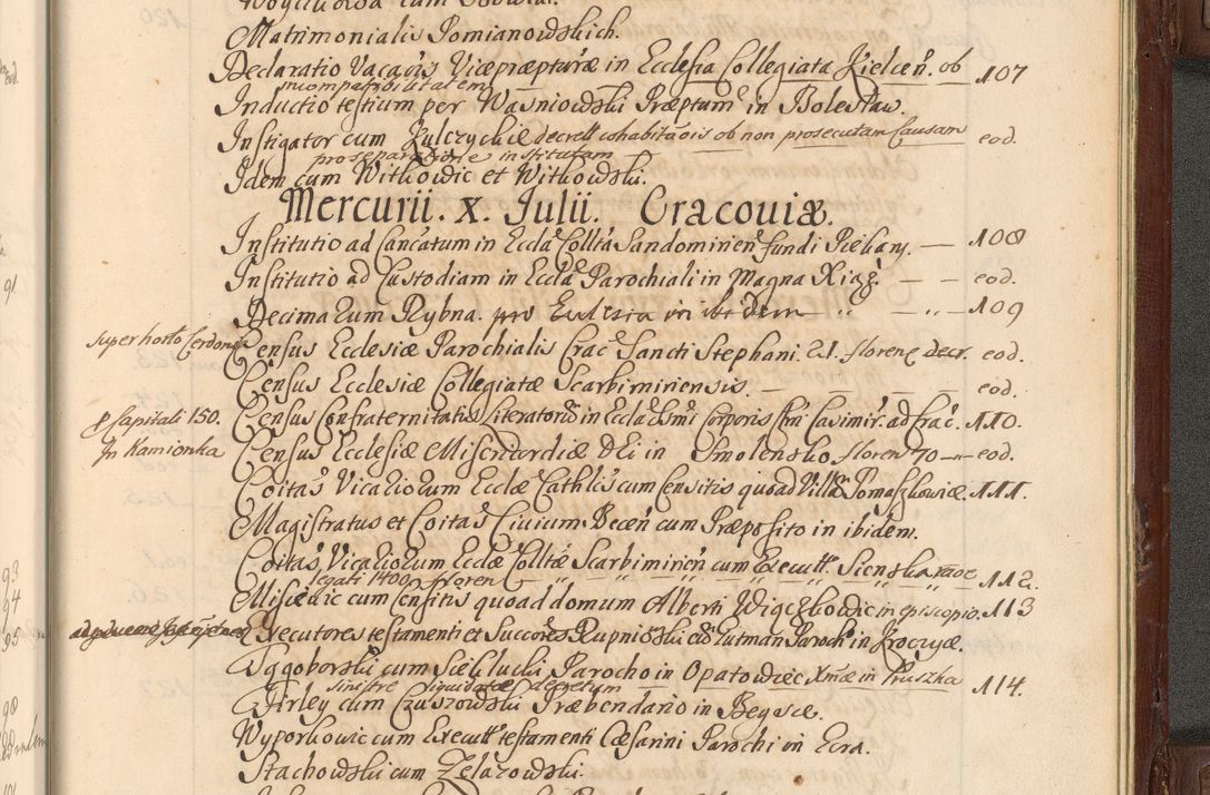 Zdjęcie nr 986 dla obiektu archiwalnego: Acta actorum episcopalium R. D. Andrea Trzebicki, episcopi Cracoviensis a mense Aprili 1675 ad Aprilem 1676 acticatorum. Volumen VI