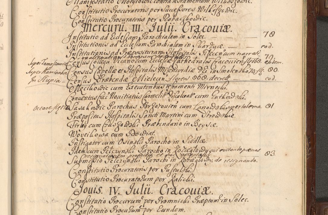 Zdjęcie nr 984 dla obiektu archiwalnego: Acta actorum episcopalium R. D. Andrea Trzebicki, episcopi Cracoviensis a mense Aprili 1675 ad Aprilem 1676 acticatorum. Volumen VI