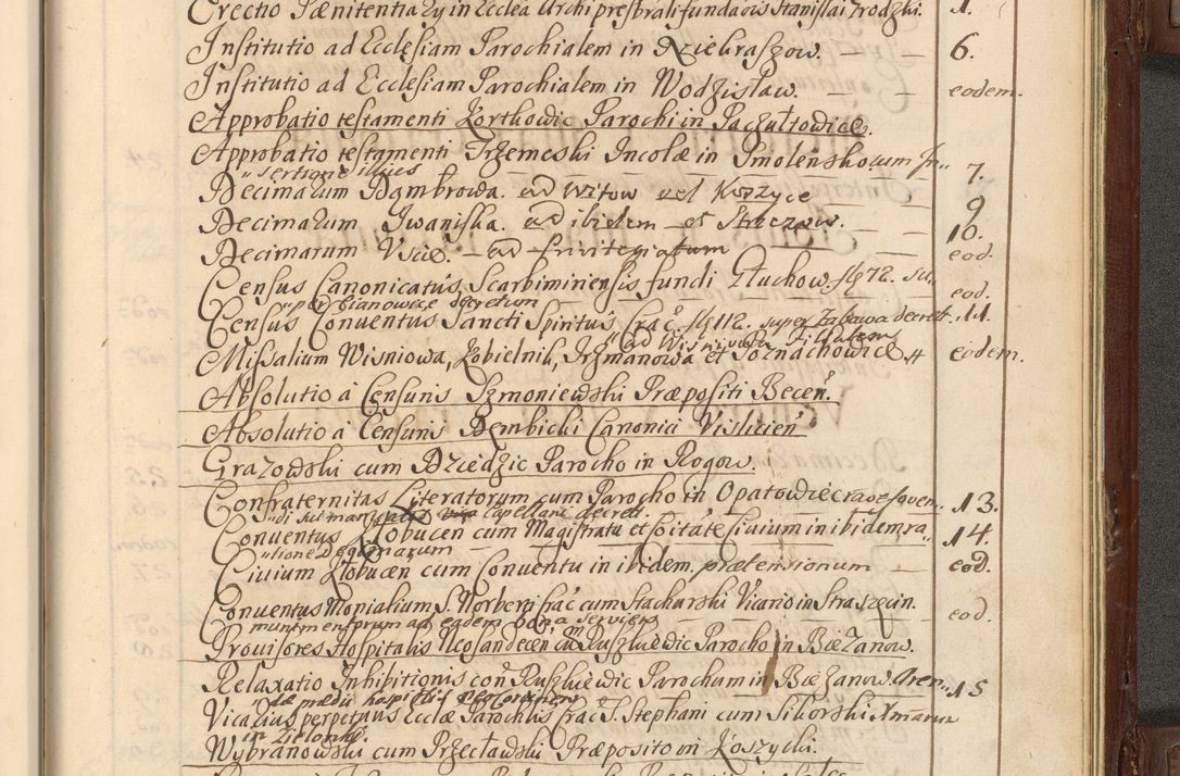 Zdjęcie nr 978 dla obiektu archiwalnego: Acta actorum episcopalium R. D. Andrea Trzebicki, episcopi Cracoviensis a mense Aprili 1675 ad Aprilem 1676 acticatorum. Volumen VI