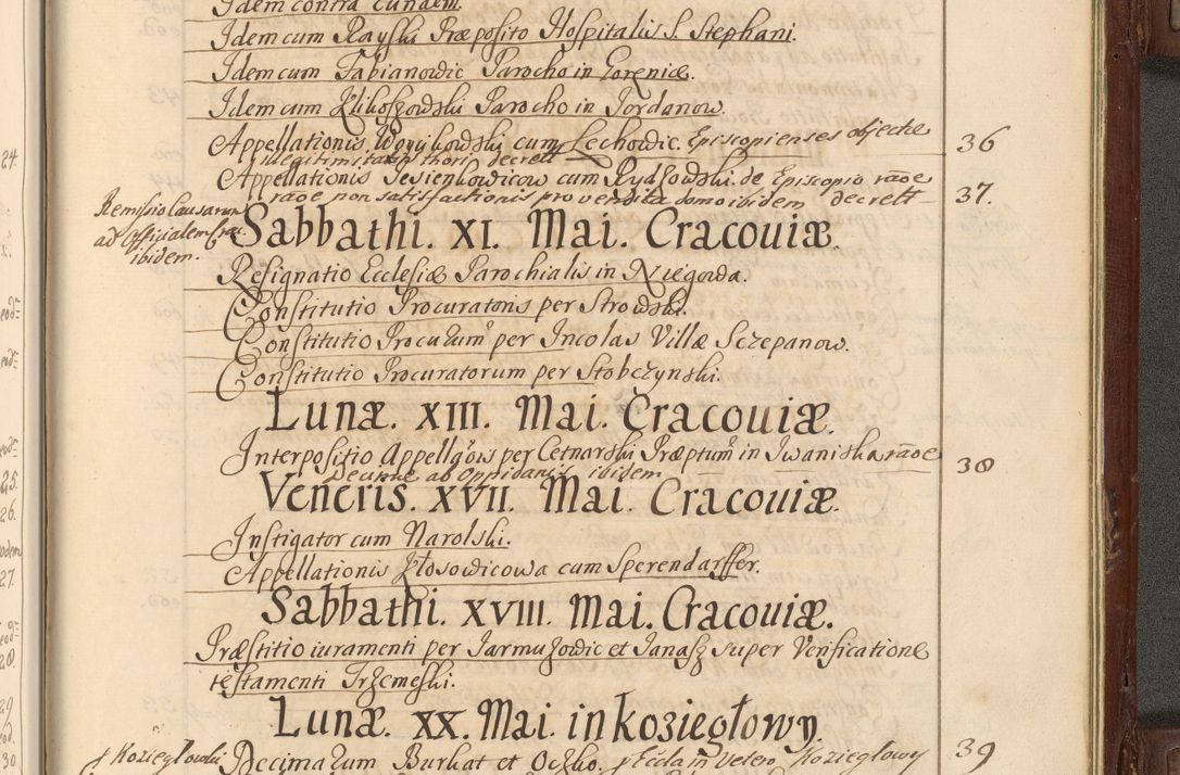 Zdjęcie nr 980 dla obiektu archiwalnego: Acta actorum episcopalium R. D. Andrea Trzebicki, episcopi Cracoviensis a mense Aprili 1675 ad Aprilem 1676 acticatorum. Volumen VI