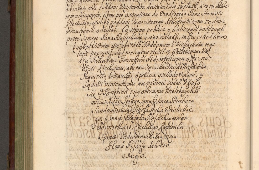 Zdjęcie nr 969 dla obiektu archiwalnego: Acta actorum episcopalium R. D. Andrea Trzebicki, episcopi Cracoviensis a mense Aprili 1675 ad Aprilem 1676 acticatorum. Volumen VI
