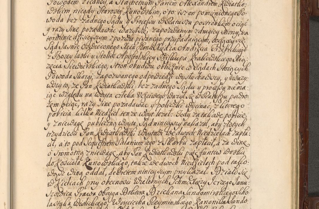 Zdjęcie nr 970 dla obiektu archiwalnego: Acta actorum episcopalium R. D. Andrea Trzebicki, episcopi Cracoviensis a mense Aprili 1675 ad Aprilem 1676 acticatorum. Volumen VI