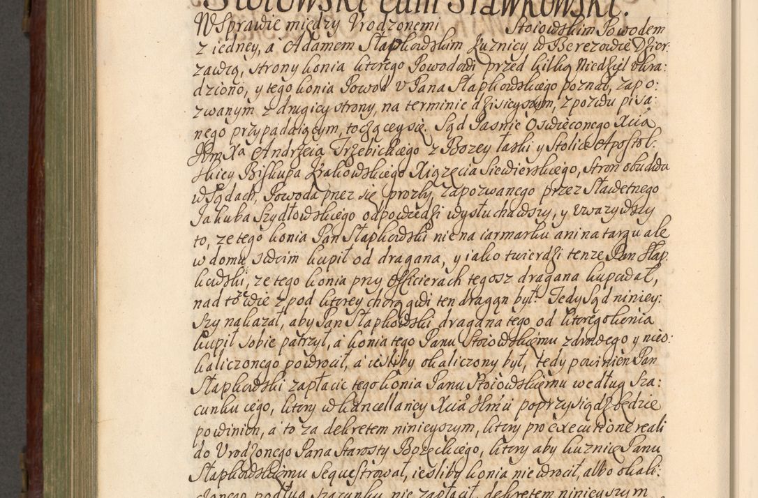 Zdjęcie nr 967 dla obiektu archiwalnego: Acta actorum episcopalium R. D. Andrea Trzebicki, episcopi Cracoviensis a mense Aprili 1675 ad Aprilem 1676 acticatorum. Volumen VI